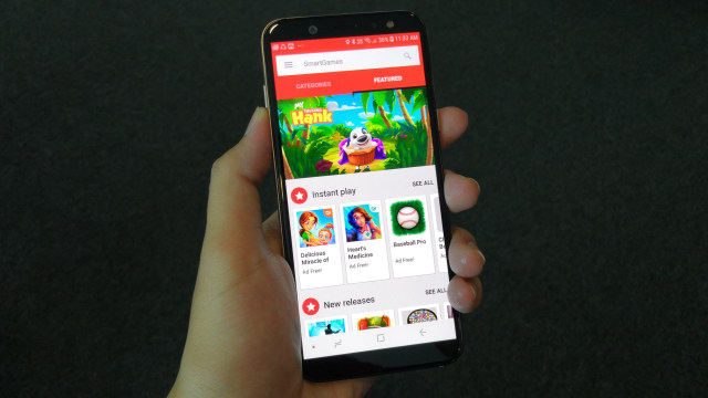 Tampilan Aplikasi Super 4G Games Smartfren (Foto: Bianda Ludwianto/kumparan)