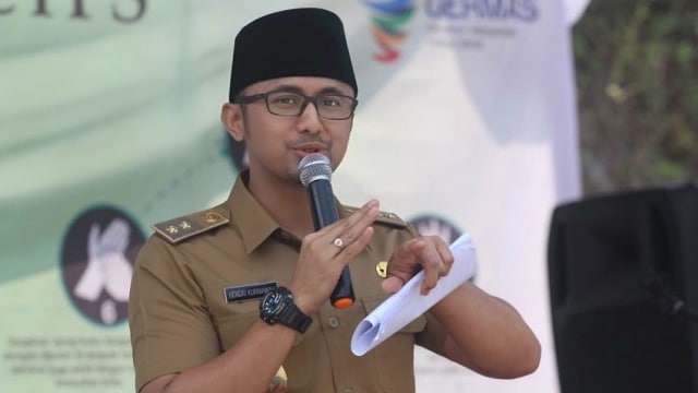 Hengky Kurniawan menjabat sebagai Wakil Bupati Kabupaten Bandung Barat. Foto: instagram/hengkykurniawan