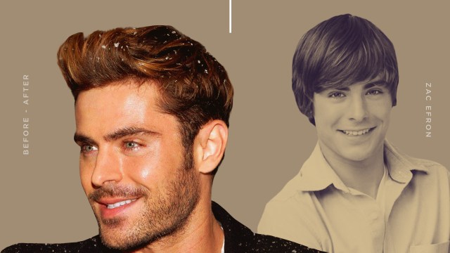 Zac Efron dulu dan sekarang (Foto: Instagram @zacefron)
