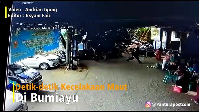 Video: Detik-detik Truk Maut Tabrak Depan RS Siti Aminah di Bumiayu
