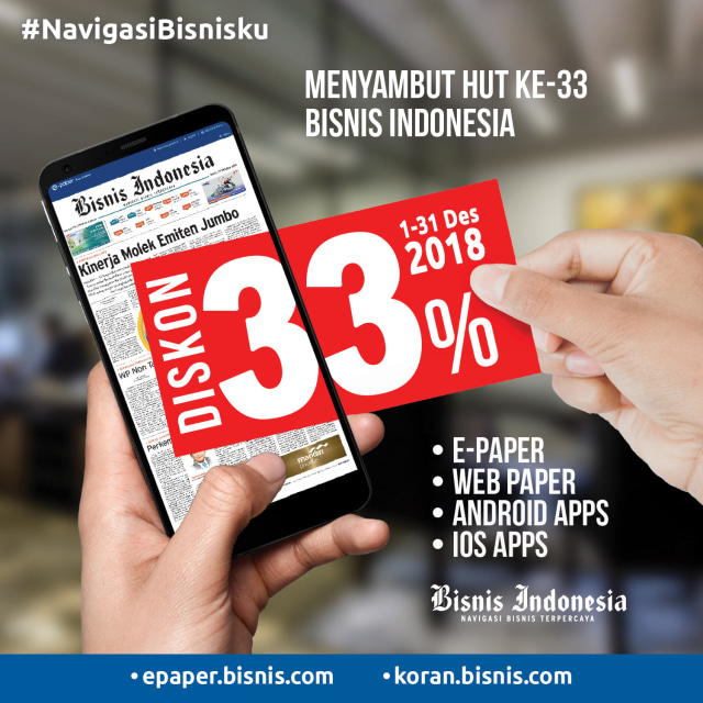 MENYAMBUT HUT KE-33 BISNIS INDONESIA