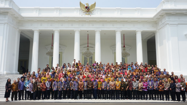 Ikatan Akuntan Indonesia bertemu Presiden Jokowi di Istana Negara, Selasa (11/12). (Foto: Yudhistira Amran Saleh/kumparan)