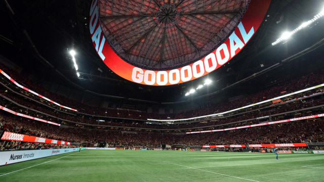 Mercedes-Benz Stadium di Atlanta. (Foto: USA Today/Reuters/John Mercer)