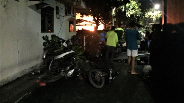 Kondisi terkini Polsek Ciracas. (Foto: Foto: Dok. Istimewa)