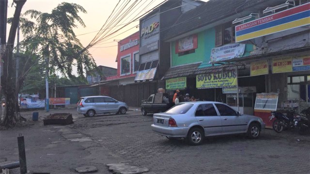 Lokasi pemukulan anggota TNI di Ciracas terpantau sepi. (Foto: Foto: Dok. Istimewa)