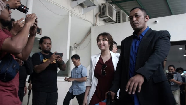 Gisella Anastasia jelang sidang perceraian di Pengadilan Negeri Jakarta Selatan. (Foto: Helmi Afandi Abdullah/kumparan)