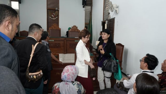 Gisella Anastasia jelang sidang perceraian di Pengadilan Negeri Jakarta Selatan. (Foto: Helmi Afandi Abdullah/kumparan)