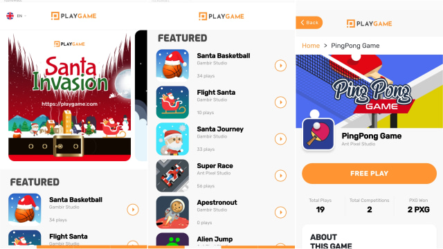 Tampilan platform Playgame (Foto: Playgame)