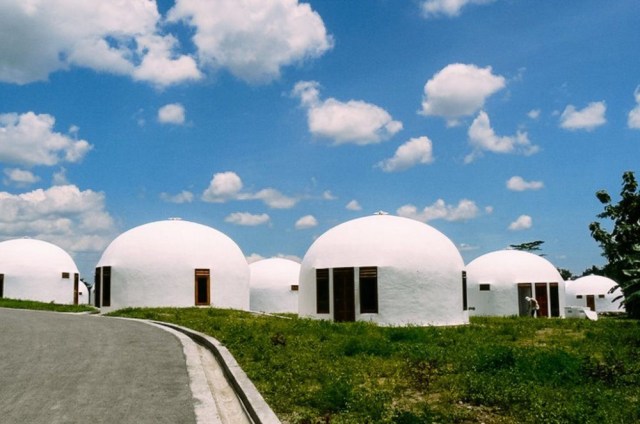 Mengintip Desain Bangunan Tahan Gempa, Dome House (1)