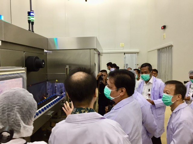 Menteri Perindustrian RI Saat Melakukan Facility Tour (Foto: Mela Nurhidayati/kumparan)