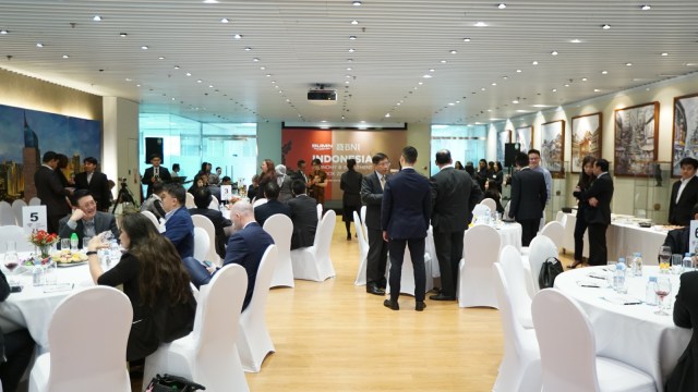 Suasana di acara 'BNI Economy and Investment Outlook 2019' di Hong Kong, Rabu (12/12). (Foto: Fauzan Dwi Anangga/kumparan)