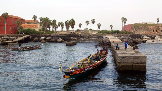 Pulau Goree di Senegal. (Foto: AFP/MARCEL MOCHET)