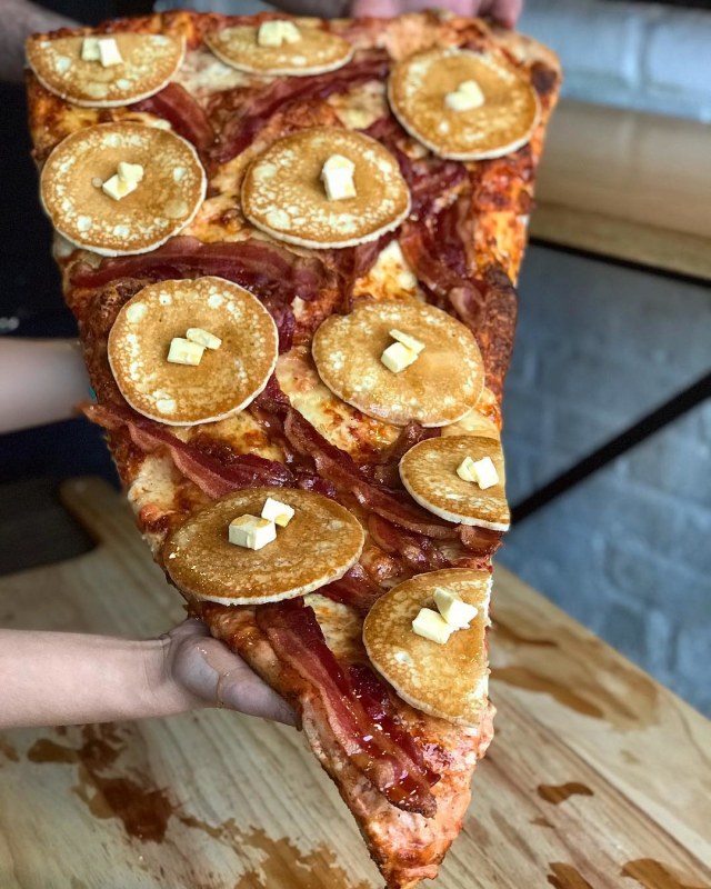 Pizza Pancake (Foto: Instagram/ @lamannabakery)