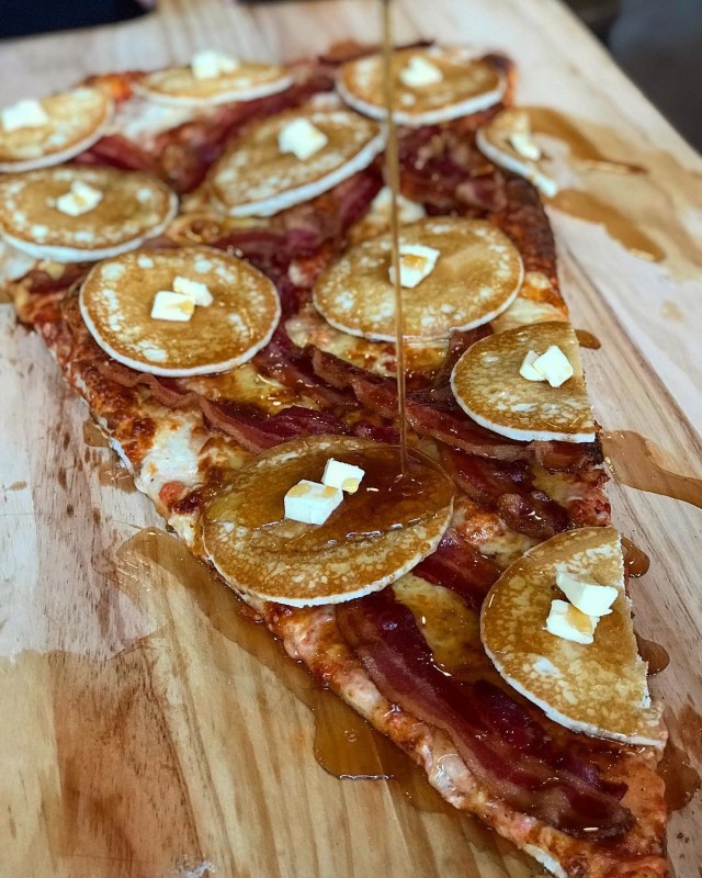 Pizza Pancake (Foto: Instagram/ @lamannabakery)