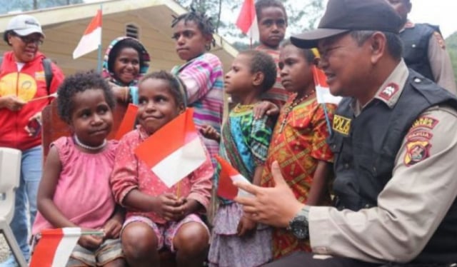 Belajar Sambil Bermain, Cara Tumbuhkan Nasionalisme di Papua