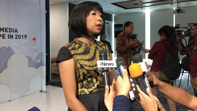 Maya Watono di Kantor DAN Indonesia, Menara Sentraya, Jakarta, Kamis (13/12). (Foto: Darin Atiandina/kumparan)