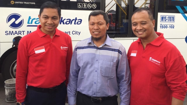 Dirut Transjakarta Agung Wicaksono, Direktur Operasi Transjakarta Daud Joseph, Sekretaris Persija Darwis Sakmoto