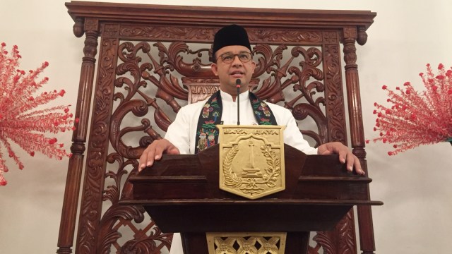 Gubernur DKI Jakarta Anies Baswedan di Balai Kota Jakarta. (Foto: Moh Fajri/kumparan)