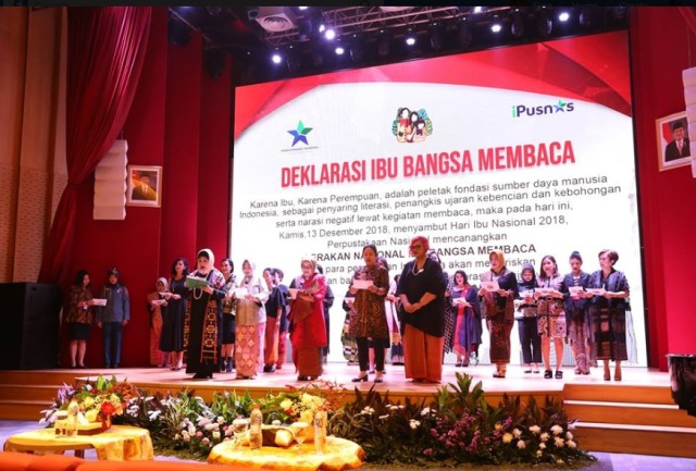 Perpusnas Sambut Hari Ibu Dengan Gerakan Ibu Bangsa Membaca (Foto: Dok. Perpusnas)