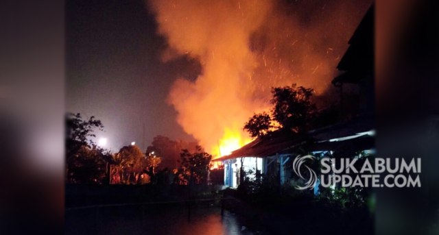Kebakaran di Sukaraja Sukabumi, Warga Dengar Suara Ledakan