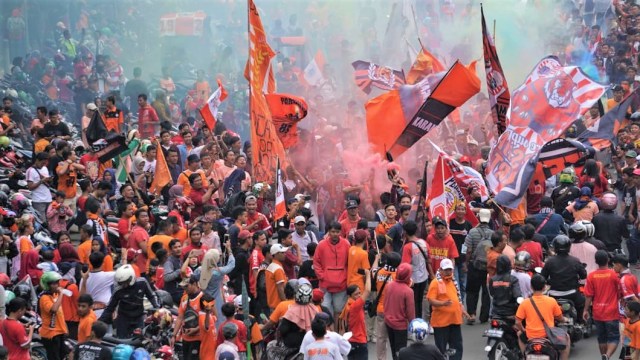 Pawai Jakmania, Melewati Sarinah, Persija, Jakmania