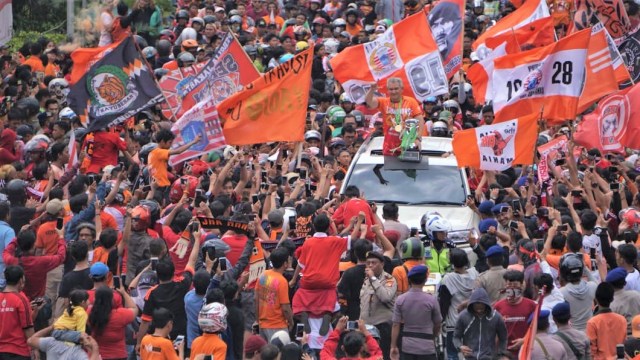 Pawai Jakmania, Melewati Sarinah, Persija, Jakmania