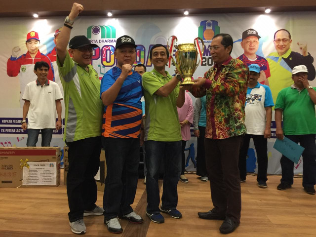 Kota Banjarmasin Juara Umum Porda Perpamsi 2018