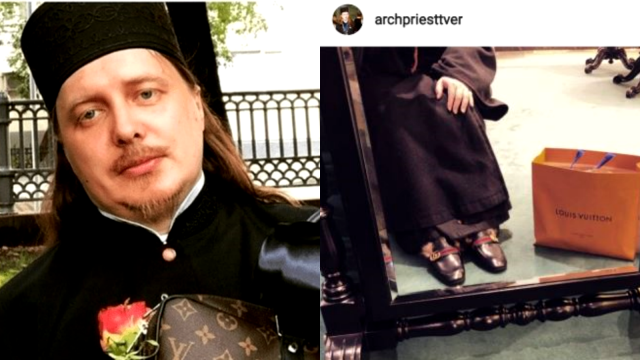 Pendeta Vyacheslav Baskakov. (Foto: Twitter/@RusiaSeMueve dan Instagram/@archpriesttver)