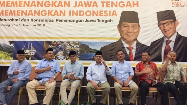Konsolidasi Relawan Prabowo-Sandi di Jawa Tengah. (Foto:  Afiati Tsalitsati/kumparan)
