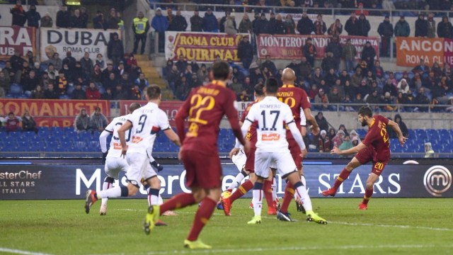 AS Roma menghadapi Genoa di ajang Serie A. (Foto: Twitter AS Roma)