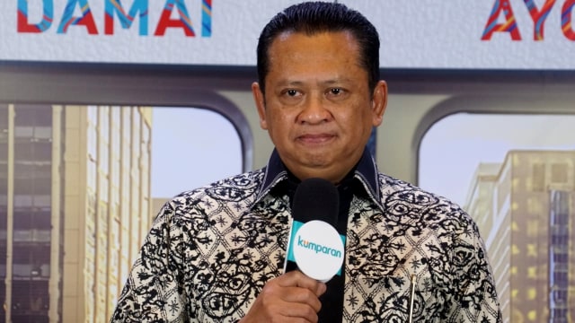 Ketua DPR RI, Bambang Soesatyo dipeluncuran kumparan Pemilupedia di Hotel The Westin, Jakarta Selatan, Senin (17/12/2018). (Foto: Iqbal Firdaus/kumparan)
