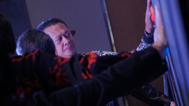 Ketua DPR Bambang Soesatyo.di peluncuran kumparan Pemilupedia di Hotel The Westin, Jakarta Selatan, Senin (17/12/2018). (Foto: Jamal Ramadhan/kumparan)