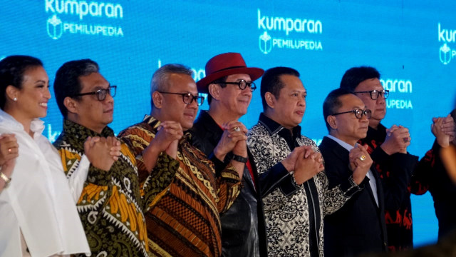 Suasana Peluncuran kumparan Pemilupedia di Hotel The Westin, Jakarta Selatan, Senin (17/12/2018). (Foto: Iqbal Firdaus/kumparan)