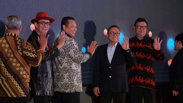 Suasana Peluncuran kumparan Pemilupedia di Hotel The Westin, Jakarta Selatan, Senin (17/12/2018). (Foto: Iqbal Firdaus/kumparan)