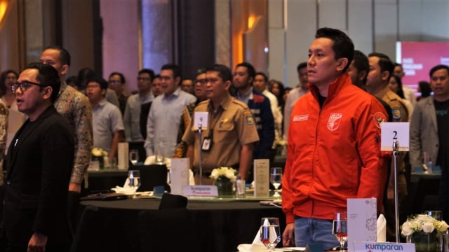 Ketua PKPI, Diaz Hendropriyono, di peluncuran kumparan Pemilupedia, Hotel The Westin, Jakarta Selatan, Senin (17/12/2018). (Foto: Iqbal Firdaus/kumparan)