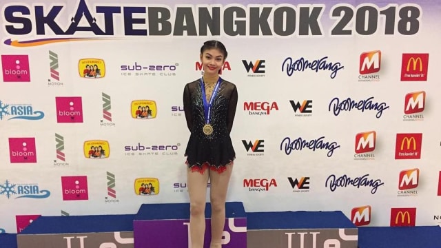 Putri Anjasmara Jadi Miss Popular Skate Bangkok 2018 dan Raih 9 Medali (1)