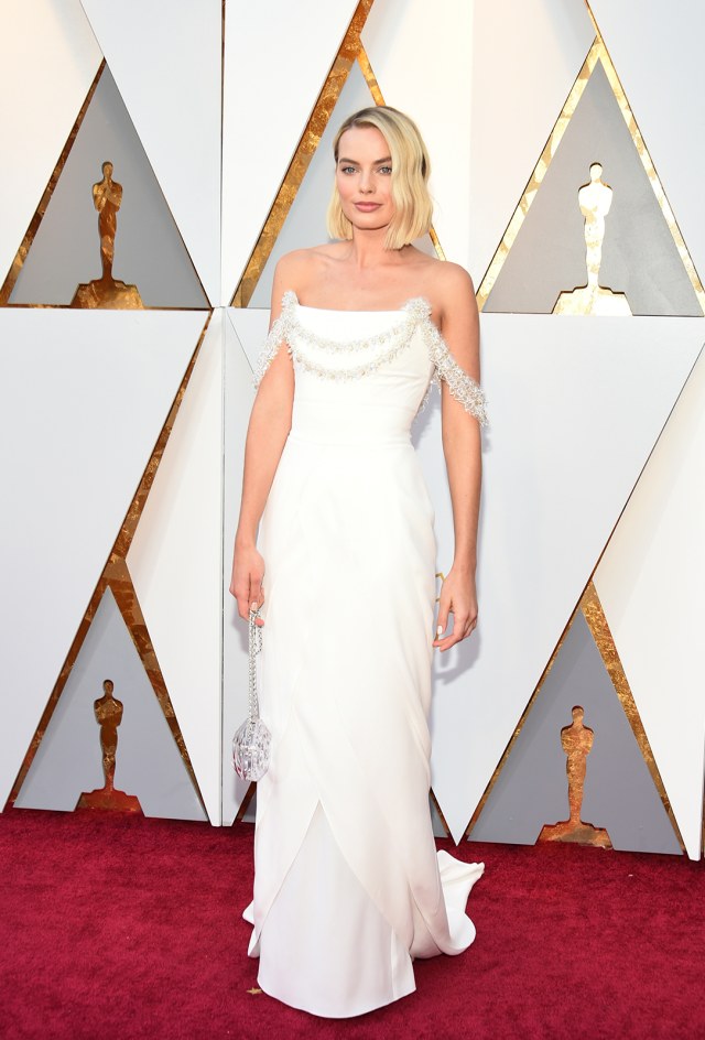 Margot Robbie di Oscars 2018. (Foto: AFP/VALERIE MACON)