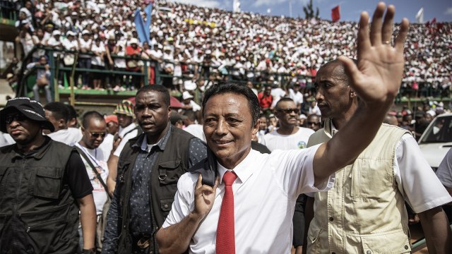 Kandidat Presiden Madagaskar, Marc Ravalomanana. (Foto: Gianluigi Guercia/AFP)