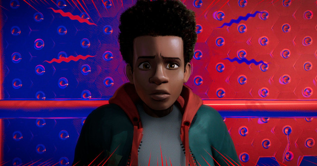 Wajah karakter Miles Morales di film "Spider-Man: Into the Spider-Verse". (Foto: Sony Pictures Animation)