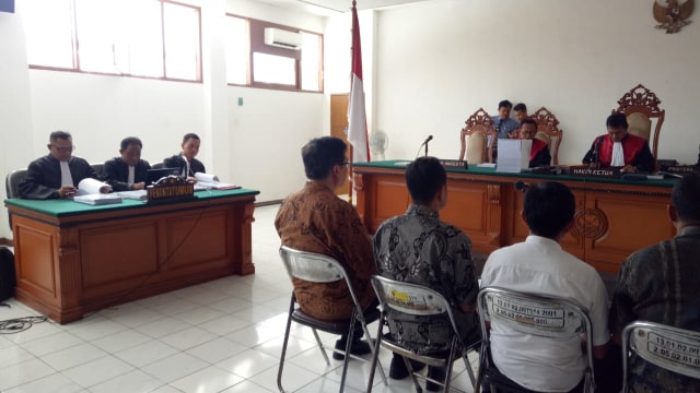 Sidang dakwaan kasus dugaan suap Meikarta di Pengadilan Tipikor Bandung. (Foto: Adhim Mugni/kumparan)