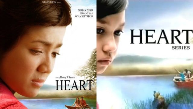 Poster film dan serial Heart. (Foto: Imdb dan Wikipedia)