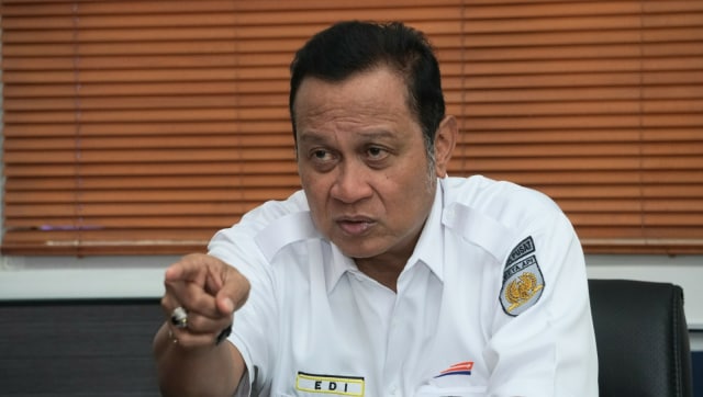 Direktur Utama PT. Kereta Api Indonesia, Edi Sukmoro. (Foto: Nugroho Sejati/kumparan)