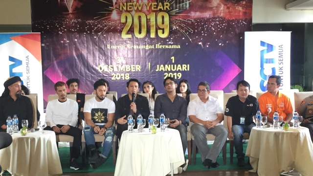 Suasana konferensi pers acara tahun baru 2019 di Ancol. (Foto: Gitario Vista Inasis/kumparan)