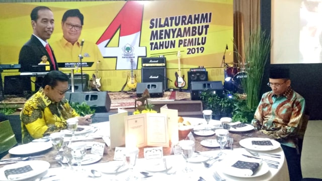 Tuan Guru Bajang di acara Silaturahmi Partai Golkar. (Foto: Rian/kumparan)