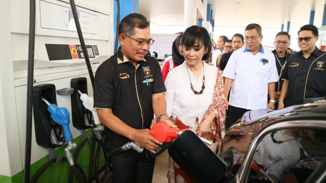 com-Grand opening SPBU dengan nomor 33.45102 (Foto: Pertamina)