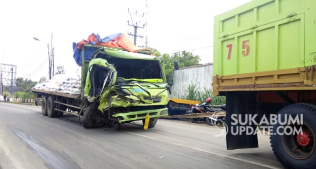 Kecelakaan 3 Truk di Sukabumi Sebabkan Lalu Lintas Lumpuh 5 Jam