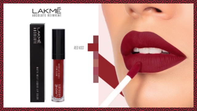 Lakme Absolute Reinvent Matte Melt Liquid Lip Color Red Kiss. (Foto: dok. Lakme)