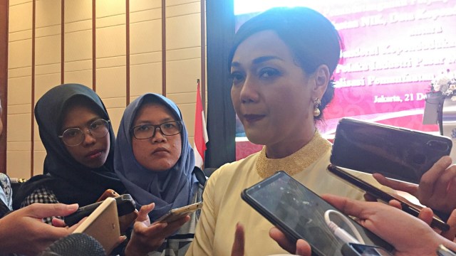 Direktur Utama KSEI, Freiderica Widyasari Dewi. (Foto: Selfy Sandra Momongan/kumparan)