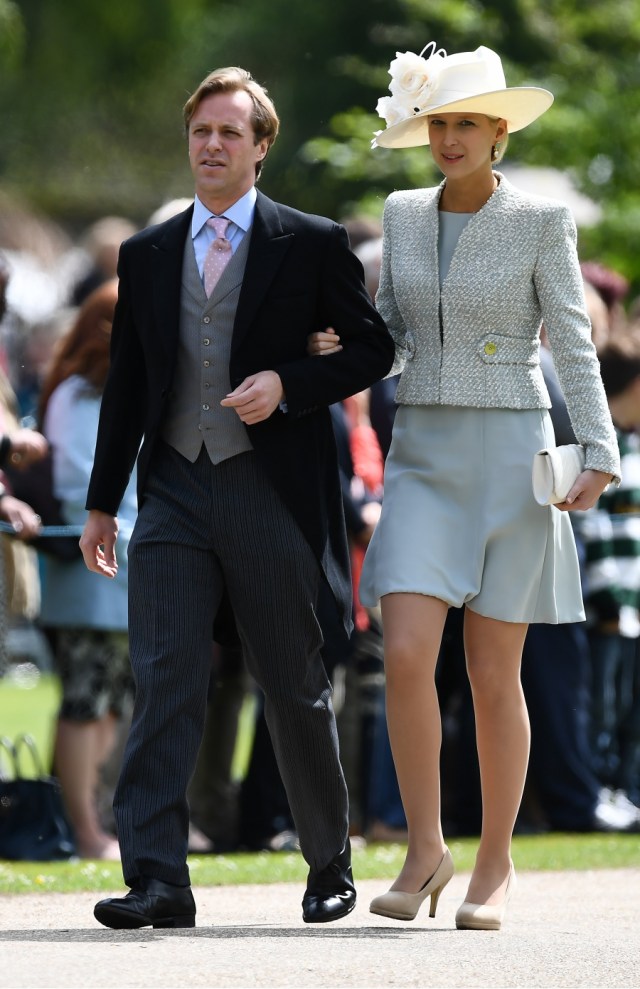 Lady Gabriella Windsor dan Thomas Kingston. (Foto: Justin TALLIS / POOL / AFP)