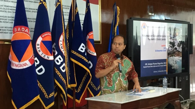 Kepala Pusat Data, Informasi dan Humas BNPB Sutopo Purwo Nugroho. (Foto: Fachrul Irwinsyah/kumparan)
